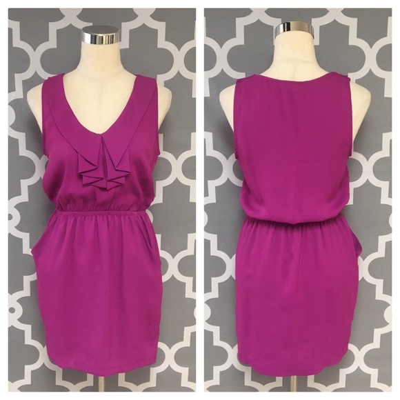 silence + noise Dresses & Skirts - UO Silence + Noise Fuchsia Pink Dress : 5:D